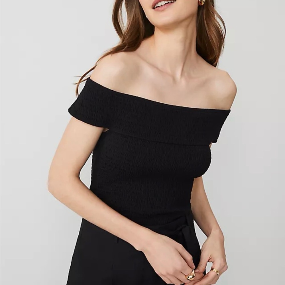 J. Crew Black Cowl Neck Blouse